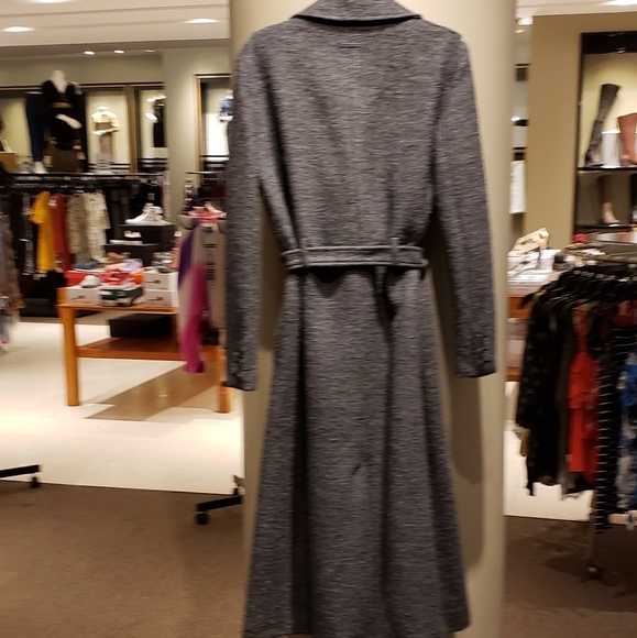Soia & Kyo NWT Belted Wool Trench Coat - Picture 6 of 6